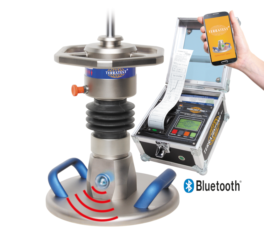 Dynamic load plate test TERRATEST WIRELESS